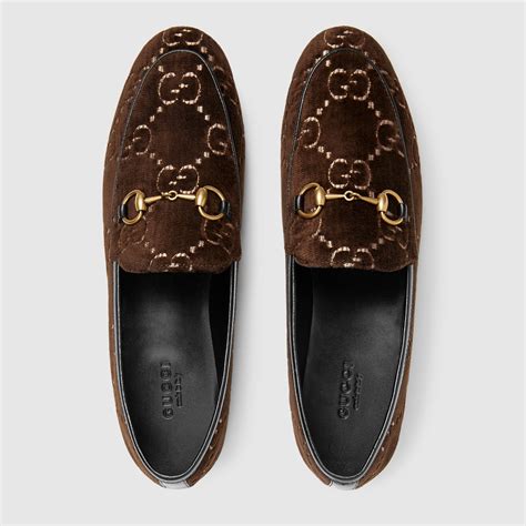 gucci jordaan velvet loafers|Gucci jordaan loafer women's.